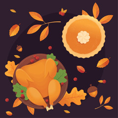 Poster - thanksgiving festive season