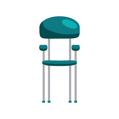 Sticker - blue chair furniture