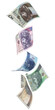 Latające banknoty Złotych Polskich