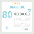 © soft flora - Back to school worksheet for kids with number tracing fun vector preschool number illustration for kids learning activity alphabet coloring book