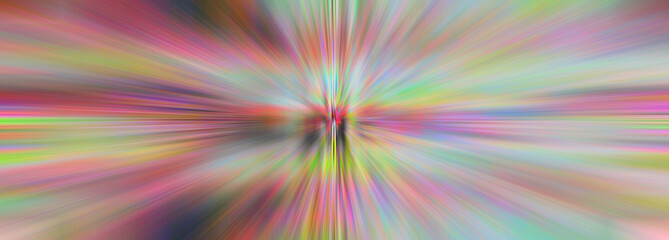 Canvas Print - Abstract iridescent glitch art texture background image.