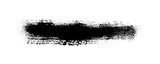Fototapeta Młodzieżowe - Farbstreifen schwarz als Linie, Streifen oder Markierung