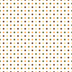 Poster - colourful dot seamless pattern design