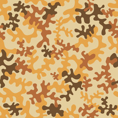 Wall Mural - Seamless camouflage pattern - vector illustration