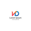 © gdgaffar - initial letter vd modern logo design
