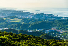 Spectacular View Of The Coastal Mountains Overlooking New Taipei City And Keelung In Taiwan.
View Of The North Coast Of Taiwan.