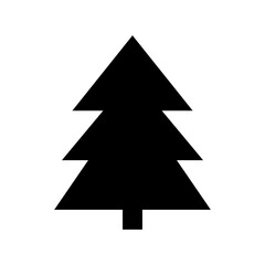 Sticker - Fir Tree Vector Icon