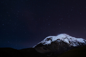 sky over the mountains