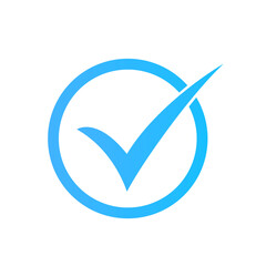 Poster - Icon with a check mark. Vector illustration
