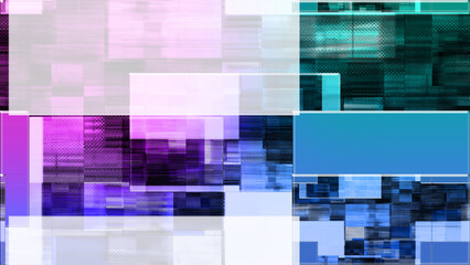 Abstract glitch art grid texture background image.