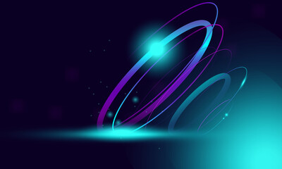 Poster - Abstract modern background with blurry glow lighting. Premium wallpaper for banner poster and certificate