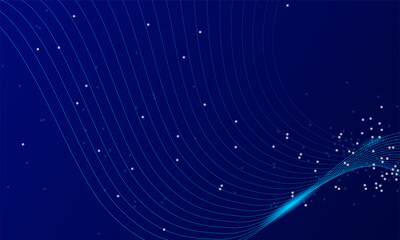 Poster - Abstract modern futuristic background in bokeh light style for banner, poster and flyer