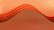© RocknRoller Studios - Orange 3D Undulating lines arranged to create a Colorful abstract background. 3D Render with copy-space.
