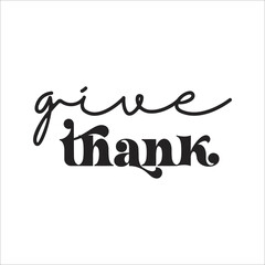 Wall Mural - give thank