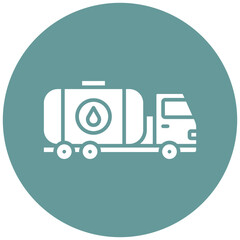 Sticker - Water Tanker Icon Style