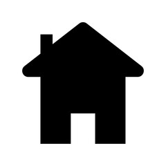 Wall Mural - House Flat Vector Icon 