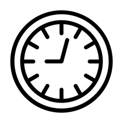 Wall Mural - clock icon