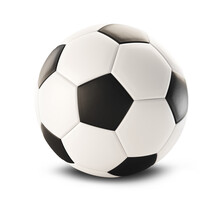 Soccer Ball And Ground Shadow 3d-illustration