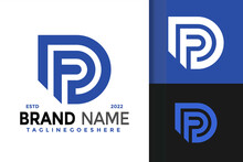 Letter Pd Or Dp Company Logo Design, Brand Identity Logos Vector, Modern Logo, Logo Designs Vector Illustration Template