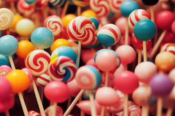 Lollipops background