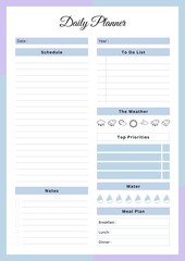  Daily Planner