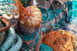 © ADDICTIVE STOCK - Heap of colorful nets