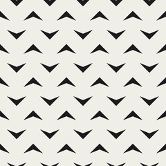 Poster - geometric seamless pattern. repeated abstract arrow background. modern triangle gray texture. repeat