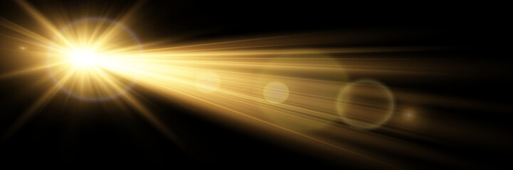 Wall Mural - vector transparent sunlight special lens flare light effect. stock royalty free vector illustration.
