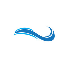 Sticker - Water wave logo