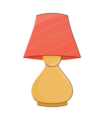 Wall Mural - red lamp home furniture