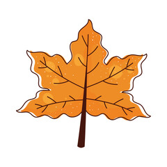 Sticker - maple leaf autumn season