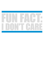 Sticker - I dont care fact 