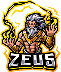 Canvas Print - Zeus esport mascot