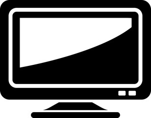Wall Mural - tv screen icon