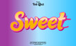 © PUTRI - Sweet text cartoon style Editable Text Effect