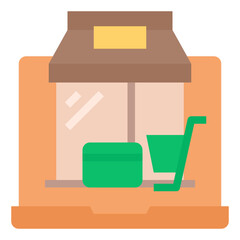 Sticker - ecommerce icon