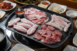 a variety of deliciously prepared pork parts
