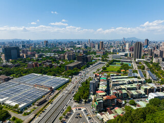 Taipei city downtown in Taiwan