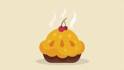 Sticker - sweet pie autumn season animation