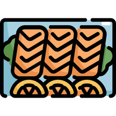 Poster - sashimi icon