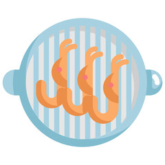 Poster - shrimp grilled icon