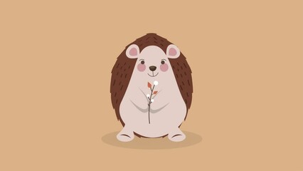 Sticker - purkopine animal autumn season animation