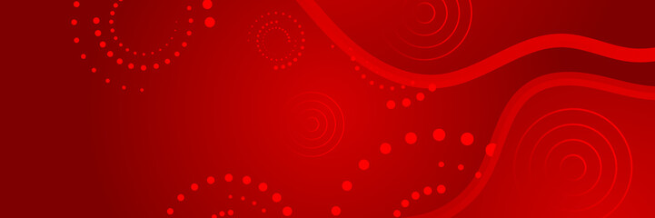 Abstract red banner background. Vector abstract graphic design banner pattern presentation background web template.
