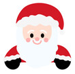 © Mimidesign - Christmas Santa Claus blank sign cartoon