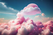Leinwandbild Motiv Cotton candy clouds