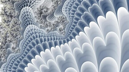 Wall Mural - Fractal sequence patterns 3D. Beautiful bright ornament.  4k Abstract multicolored motion graphics background. Or for yoga, clubs, shows, mandala, fractal animation. Beautiful bright ornament.