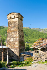 Wall Mural - Tower in Ushguli village