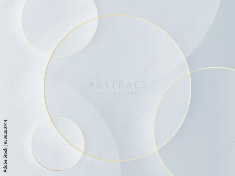 blue gradient abstract background with realistic circle pattern and ...