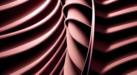 Wall Mural - Abstract wave background. composition of shapes. Luxury paper cut background.