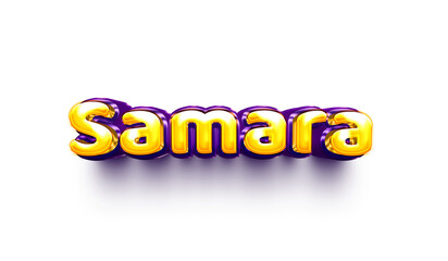 names of girls English helium balloon shiny celebration sticker 3d inflated samara